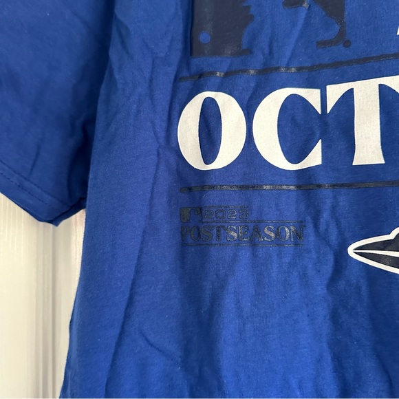Men's Toronto Blue Jays Fanatics Royal 2023 Postseason Locker Room T-Shirt, M - Picture 7 of 10